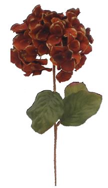 Immagine di Fiore ortensia bordeaux, h. 70 cm
