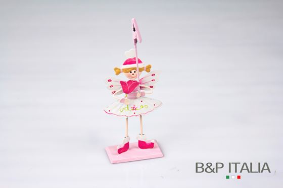 Immagine di Segnaposto bambolina in metallo
h.17,5cm, rosa