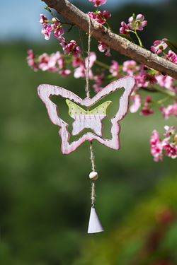 Immagine di Pendente BUTTERFLY legno
lilla, 12X24cm