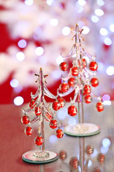 Borsa porta palline di Natale LIVIVO® Rosso quadrato resistente pieghevole 4 strati Festive Season Ball Holder Cube con separatori Contiene fino a 64 decorazioni per albero di Natale 
