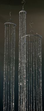Picture of Ghirlanda circ.12 fili,argento,mat.plastico,lungh.120cm