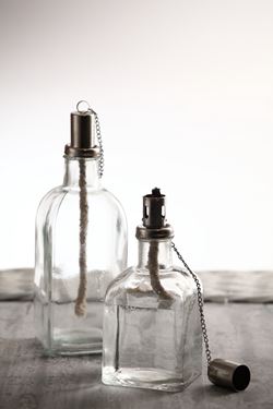 Immagine di Bottiglia quadrata alta,vetro,
9x9xH23cm