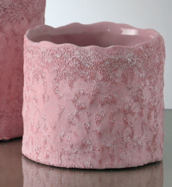 Immagine di Portavaso rotondo in ceramica,rosa
D15 H13cm