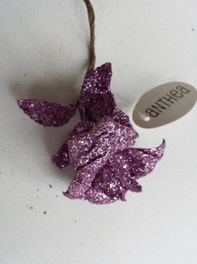 Picture of Pick rosa glitter fuxia,h.cm13