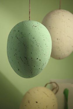 Immagine di Pendente uovo, verde, 
20x20x30cm