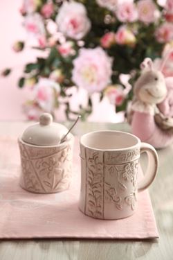 Immagine di Zuccheriera HAPPY, crema,
ceramica, D9xH12.5 cm