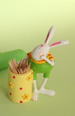 Immagine di Bunny con cilindro in poliresina,
cm8xh.11.5