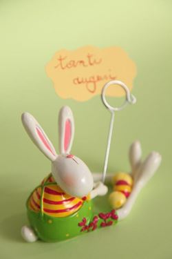 Immagine di Segnaposto Bunny in poliresina,
cm12xh.9