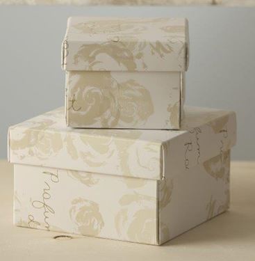 Picture of Cubo Box 13x13x8
PARFUME ROSE panna steso