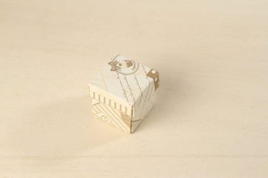 Immagine di Cubo Box 6x6x6 CHOCO
crema/tortora steso