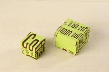 Immagine di Cubo Box, COFFEE,
verde/marrone, 6x6x6, steso