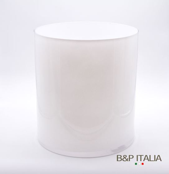 Immagine di Vaso CILINDRO 40 in vetro bianco
D.35cm H.40cm.