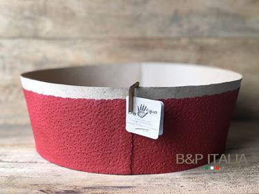 Picture of ZERO WASTE BOWL, waterproof, naturale/rosso, D. 30xH.10cm
