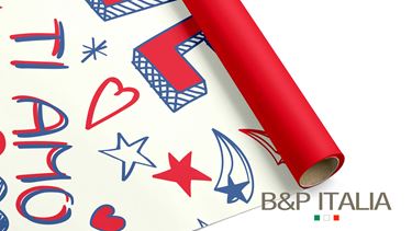 Immagine di BOBINA POLIPRO / FANTASIA DOODLE LOVE/ PROFUMATA