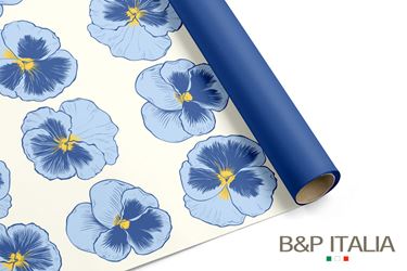 Immagine di Bobina, Perlato, h.cm.100x60ml, VIOLA,azzurro/blu, profumo violetta