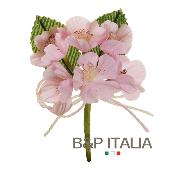 Immagine di Pick Fiori pesco 
h.10cm rosa