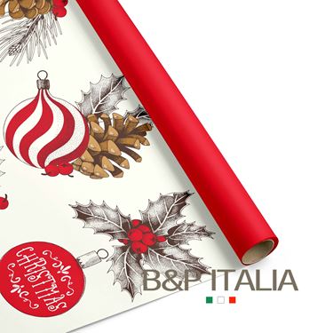 Immagine di Bobina, Bopp TOP50, h100x60m, X'MAS BALL,
rosso, aroma cannella