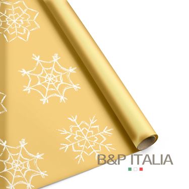 Immagine di BOBINA POLIPERLATO, FANTASIA SNOWFLAKE, 100% RESISTENTE ALL'ACQUA. PROFUMATA.