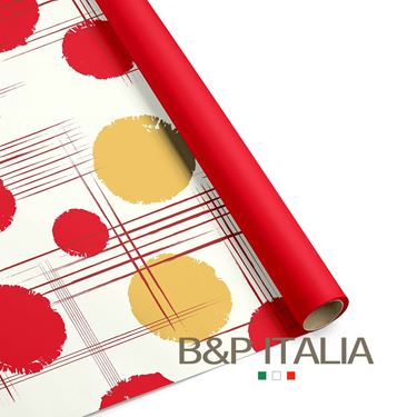 Immagine di BOBINA POLIPERLATO, FANTASIA DOTS, 100% RESISTENTE ALL'ACQUA. DIFETTO DI STAMPA