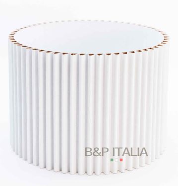 Immagine di Cappelliera WAVE BIANCO, dxH interni 24,50cmx18cm, top non incluso