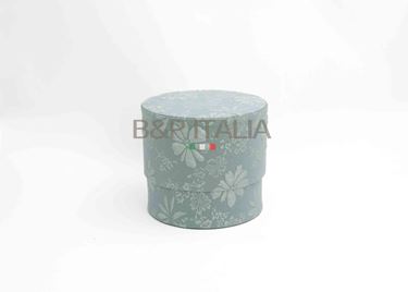 Immagine di S/3 box tonde FASHION FLORAL, AZZURO, SMALL
