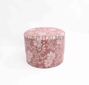 Immagine di S/2 box tonde fashion FLORAL, ROSA ANTICO , MEDIUM