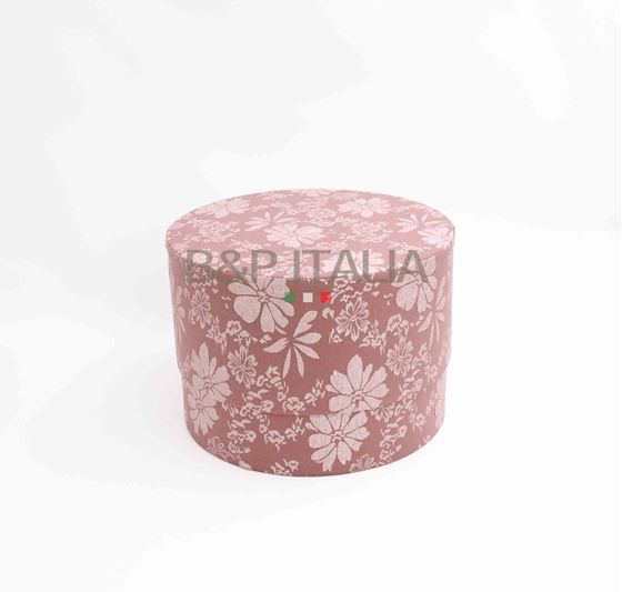 Immagine di S/2 box tonde fashion FLORAL, ROSA ANTICO , MEDIUM