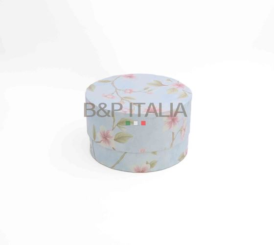 Immagine di S/2 BOX TONDE FASHION MAGNOLIA, AZZURRO