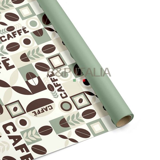 Immagine di Bobina Poliperlato, CAFFE', PROFUMATA, 100% resistente all'acqua