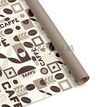Immagine di Bobina Poliperlato, CAFFE', PROFUMATA, 100% resistente all'acqua